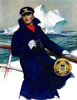 "The Captain" Painting Print on Wrapped Canvas