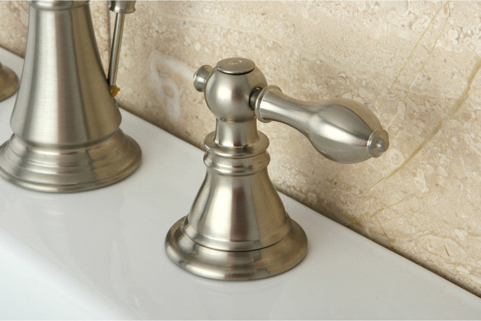 Two Handle 8" Widespread Lavatory Faucet with Retail Pop-up FS1978ACL