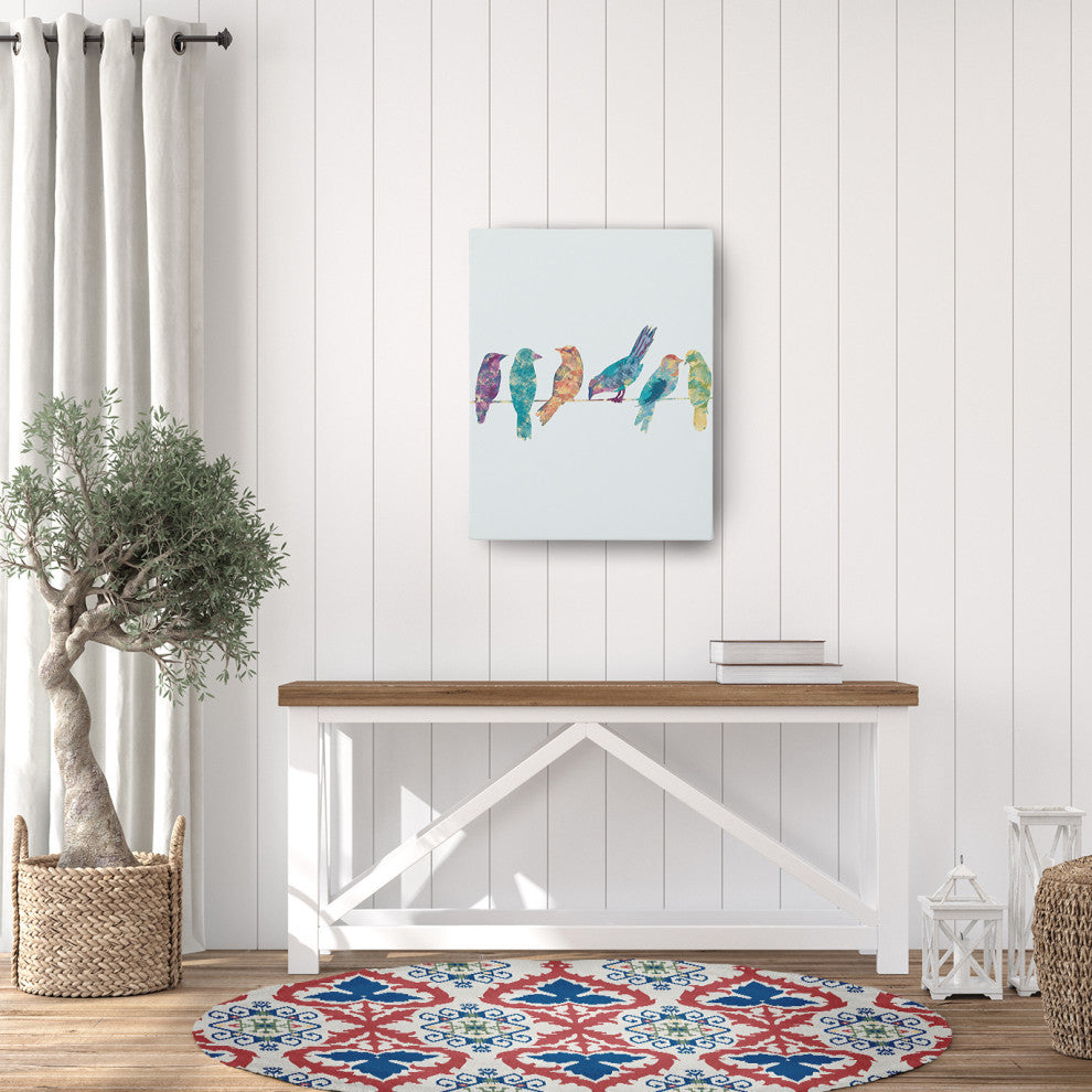 Bombay Spring Chenille Rug, Dark Cobalt Blue, 5' Round