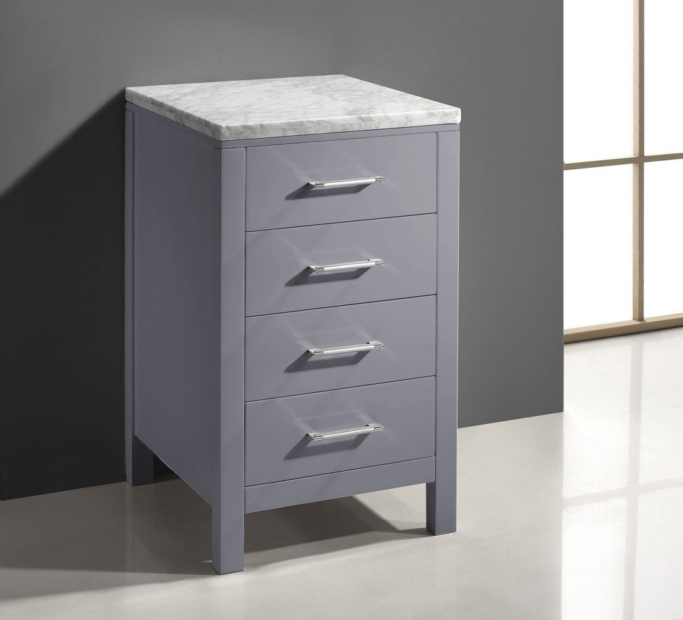 Caroline Parkway 20" Side Cabinet, Gray