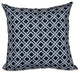 Rope Rigging, Geometric Print Pillow, Navy Blue, 26"x26"
