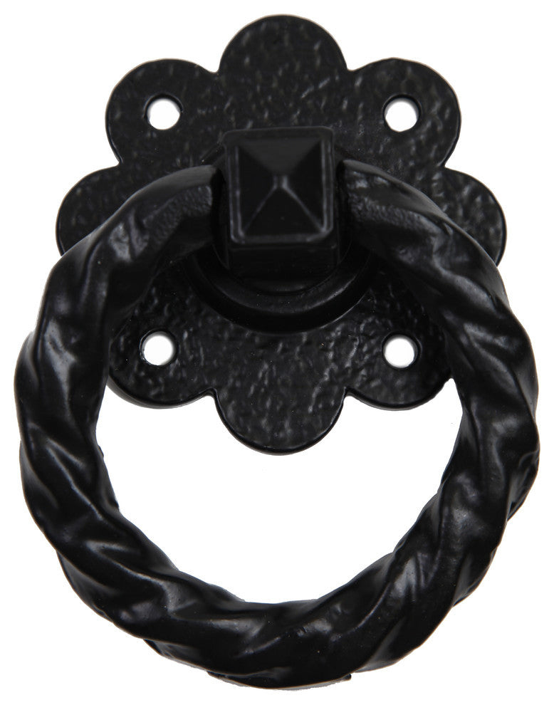 Antique Style Gate Latches, Black, 4", Handle Only