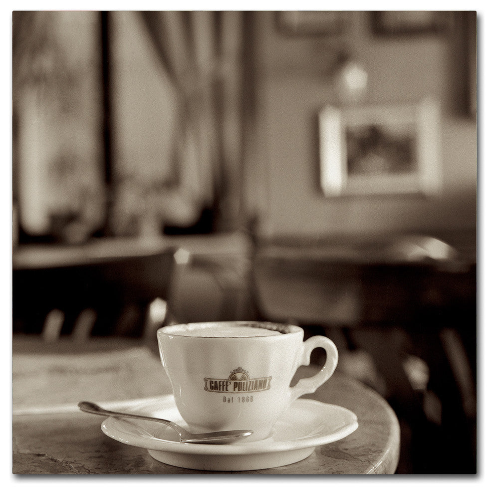 Alan Blaustein 'Tuscany Caffe IV' Canvas Art, 18x18