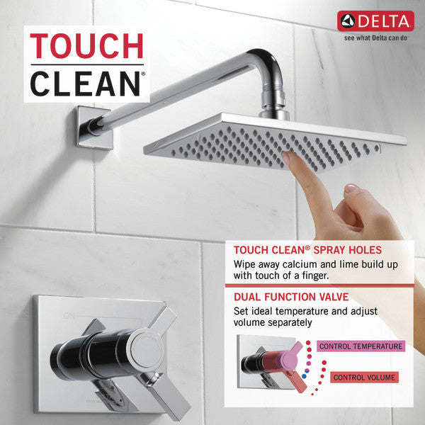 Delta Vero TempAssure 17T Series Shower Trim, Chrome, T17T253