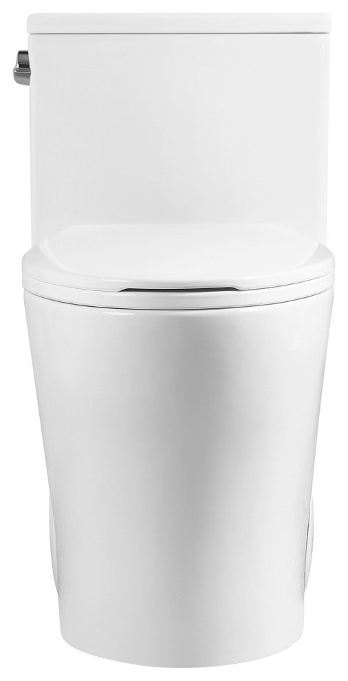Fine Fixtures Dual-Flush Elongated One-Piece Toilet