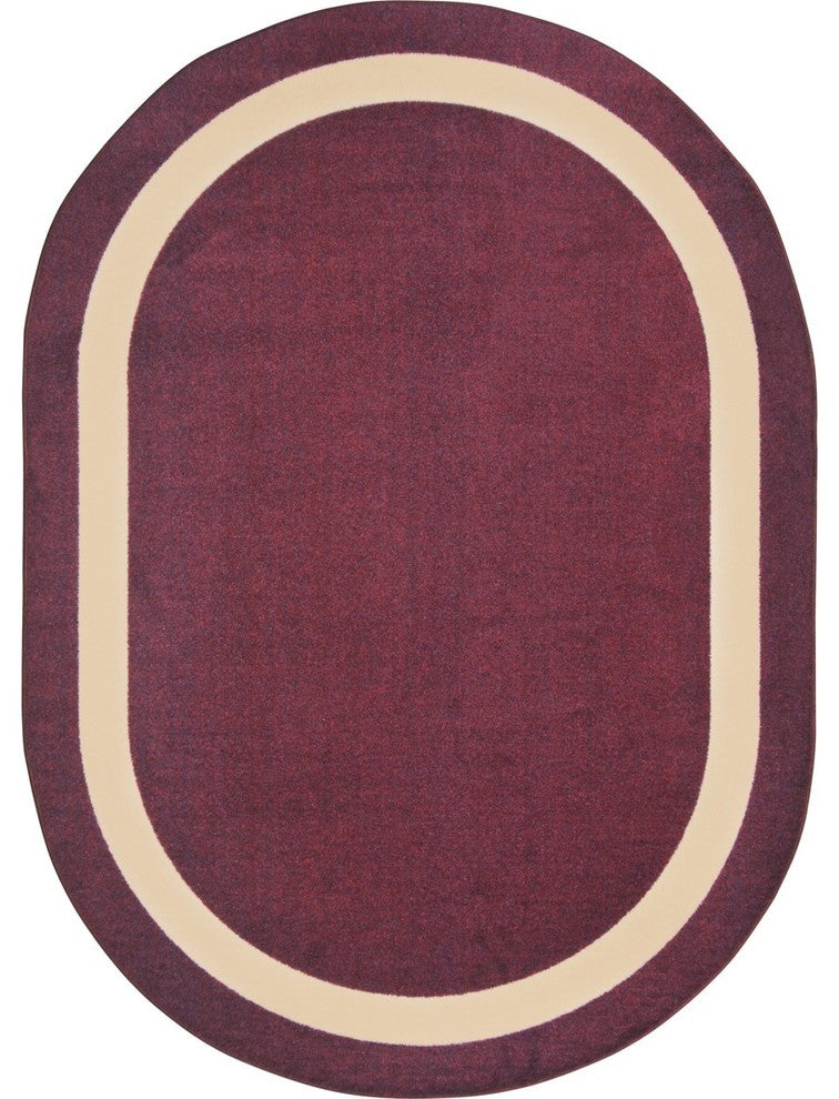 Kid Essentials Rug, Portrait, 5'4"x7'8" Oval, Heather