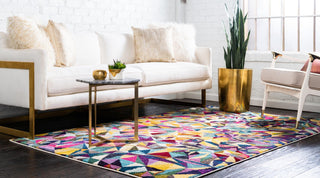 Rug Unique Loom Estrella Multi Rectangular 5' 0 x 8' 0