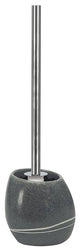 Unique Stone Bath Accessories, Stones, Toilet Brush Set, Dark Gray