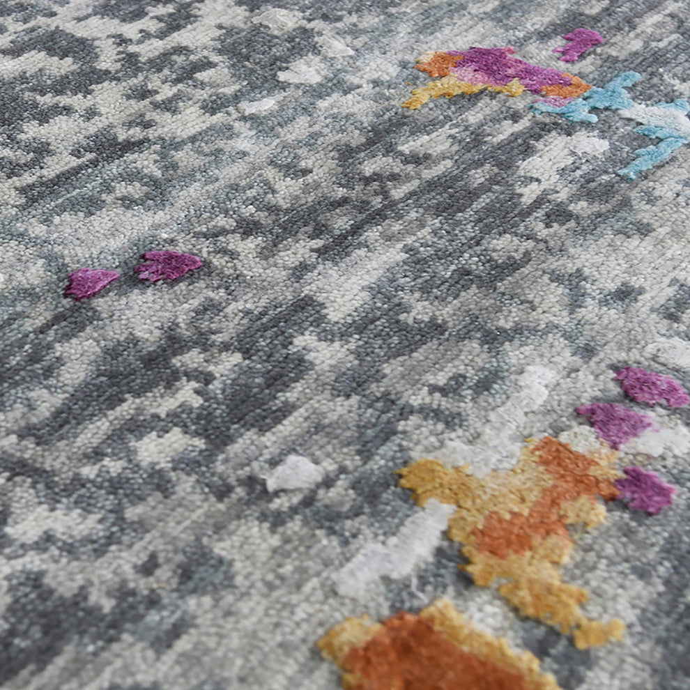 Essence Malta Area Rug, Pink, 10' x 14', Abstract