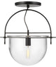 Generation Lighting, KF1081AI, Large Semi-Flush Mount, Aged Iron
