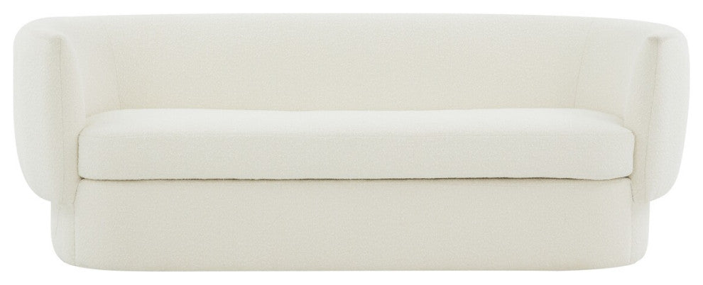 Safavieh Couture Mariano Curved Sofa, Ivory