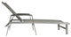 GDF Studio Joy Outdoor Wicker and Aluminum Chaise Lounges, Set of 2