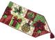 Tache Christmas Decorative Tapestry Holiday Tidings Table Runners, 13"x72"