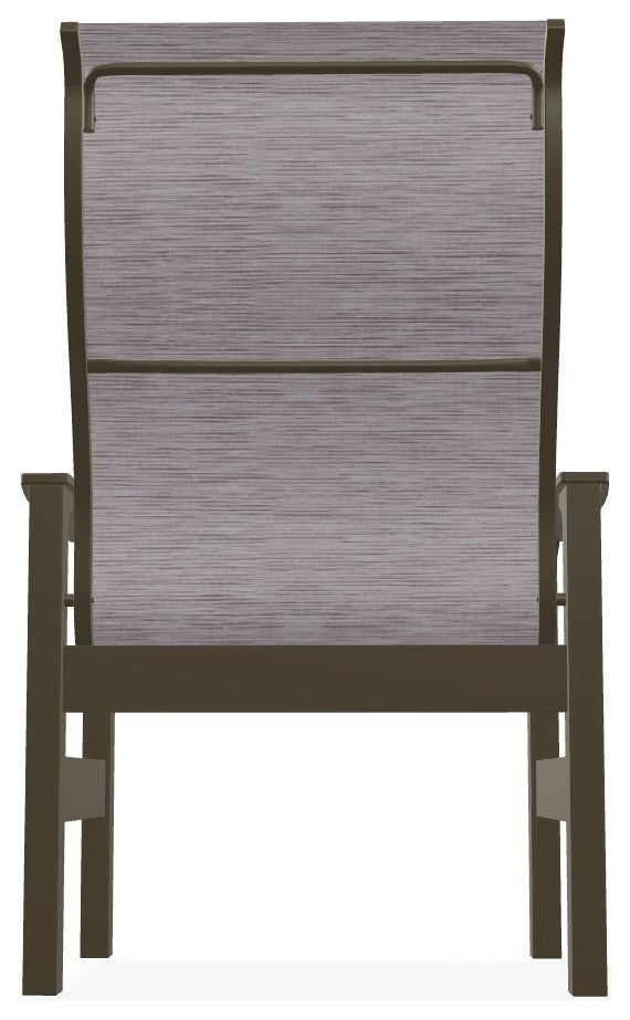 Leeward Sling Outdoor Armchair, Fossil/Beachwood