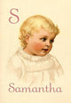 S for Samantha - Gallery Wrapped Canvas Art 28" x 42"
