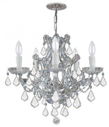 Crystorama Maria Theresa 6-Light Clear Crystal Chrome Chandelier
