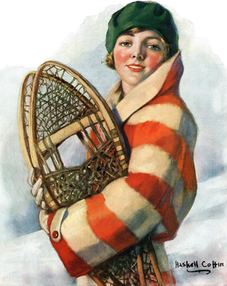 "Snowshoes" Painting Print on Wrapped Canvas