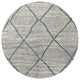 Ahgly Company Indoor Round Mid-Century Modern Area Rugs, 8' Round