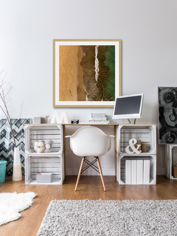 "Along The Water" Framed Print by Karolis Janulis