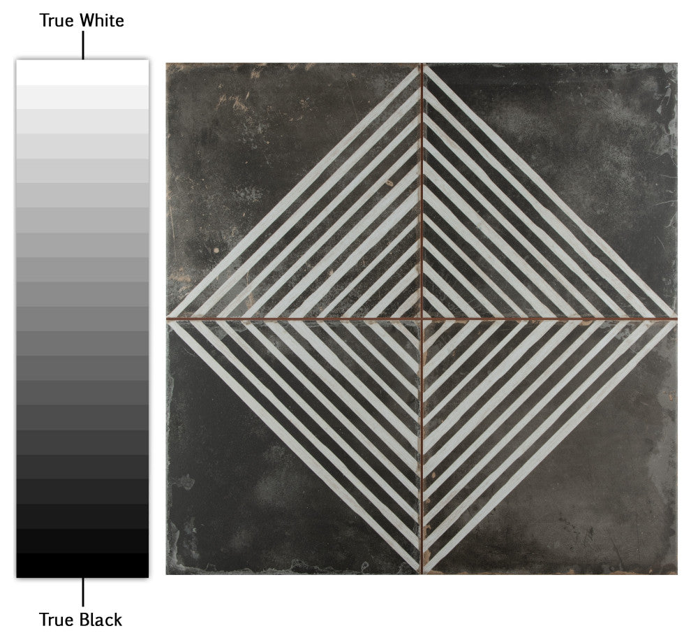 Kings Rombos Night Ceramic Floor and Wall Tile