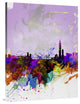 "Taipei Watercolor Skyline" Fine Art Print