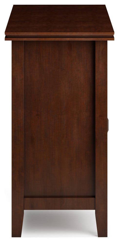 Artisan Solid Wood TV Media Stand in Russet Brown For TVs up to 55"