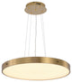 Bethel International FT101C24BR 1-Light LED Chandelier, Brass
