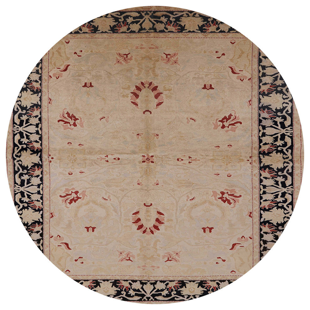 Ahgly Company Indoor Round Mid-Century Modern Area Rugs, 4' Round