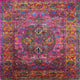 Ahgly Company Indoor Square Mid-Century Modern Area Rugs, 7' Square