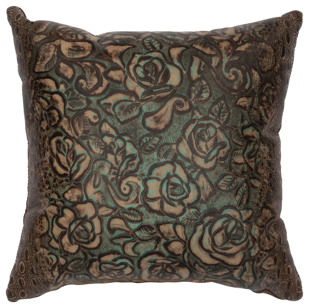 Sundance Embossed Pillow 16x16 Fabric Back