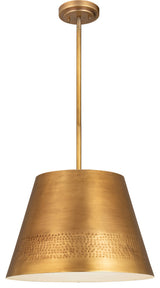 Zlite 6013-18RB 1-Light Chandelier, Rubbed Brass