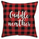 Cuddle Weather, Buffalo Check Plaid 18x18 Throw Pillow