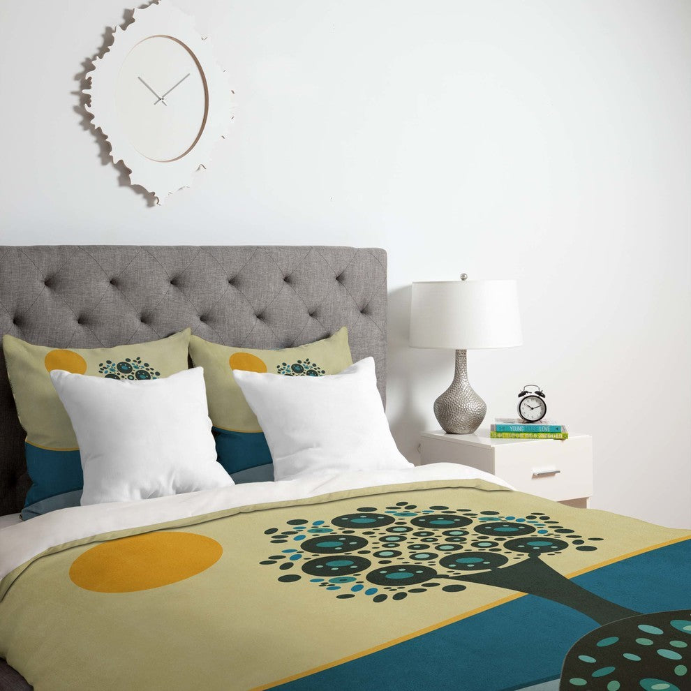 Deny Designs Viviana Gonzalez Lone Tree In The Hills Duvet Cover - Lightweight