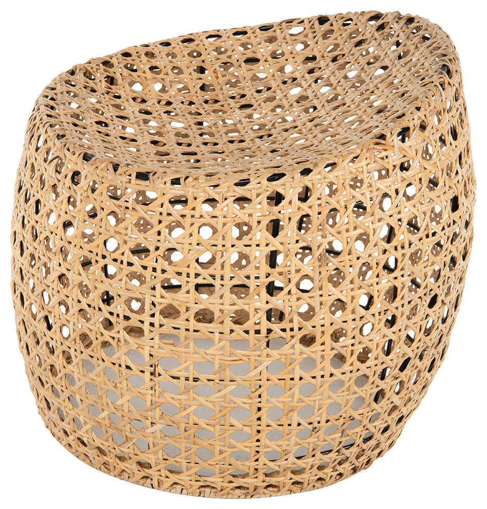 Jao Rattan Cane Stool, Natural