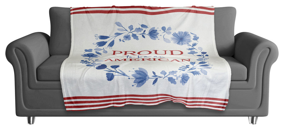 Proud to be an American 50x60 Fleece Blanket