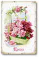 Victorian Pink Roses Sign