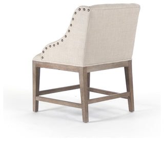 Connor Cafe Stool, Linen and Cotton