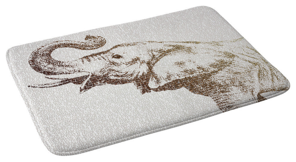 Belle13 The Wisest Elephant Memory Foam Bath Mat
