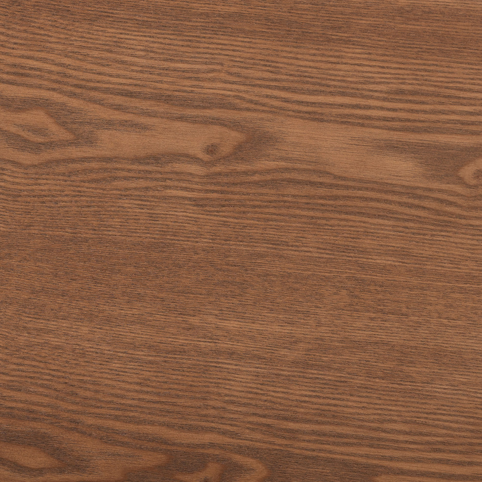 Kari Ash Walnut Platform Bed, King