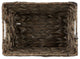 DII Asst Gray Wash Hyacinth Basket Set of 5