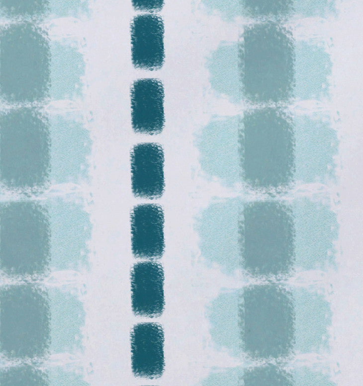 Watercolor Stripe, Stripe Print Placemat, Set of 4, Teal