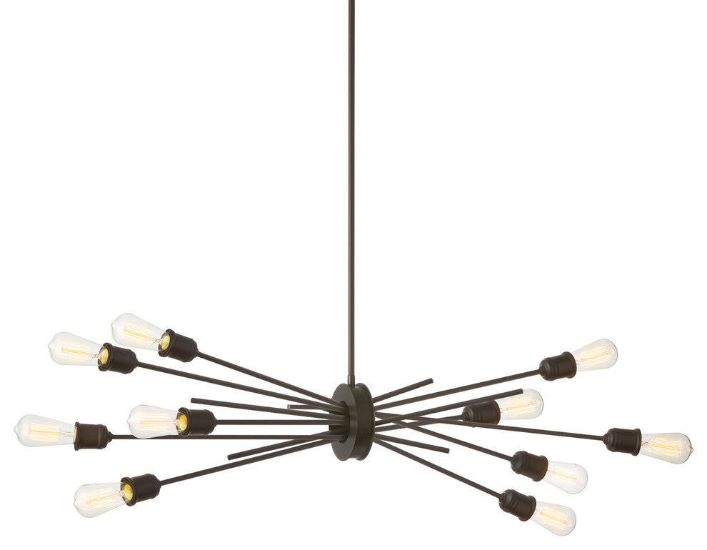 Nebraska 10-Light Pendant, Espresso