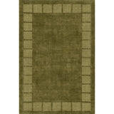 Petra High-Low Wool-Blend Area Rug, Verdant Green 10' x 14'