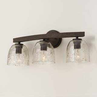 Capital Lighting 147631-536 Clive 3 Light 25"W Vanity Light - Carbon Grey /