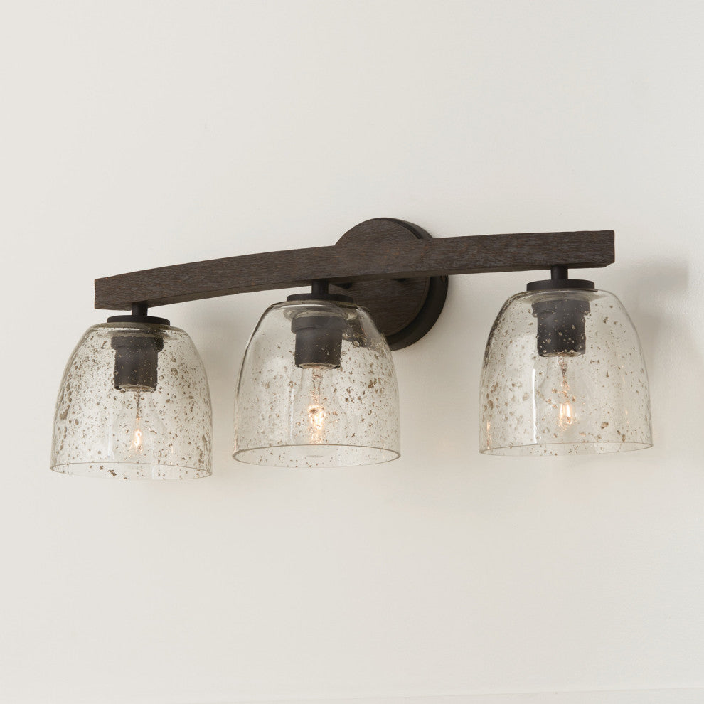 Capital Lighting 147631-536 Clive 3 Light 25"W Vanity Light - Carbon Grey /