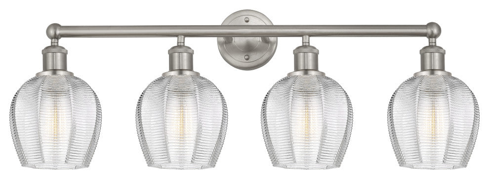 Innovations 616-4W-SN-G462-6 4 Light 32.75" Vanity Light, Brushed Satin Nickel