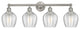 Innovations 616-4W-SN-G462-6 4 Light 32.75" Vanity Light, Brushed Satin Nickel
