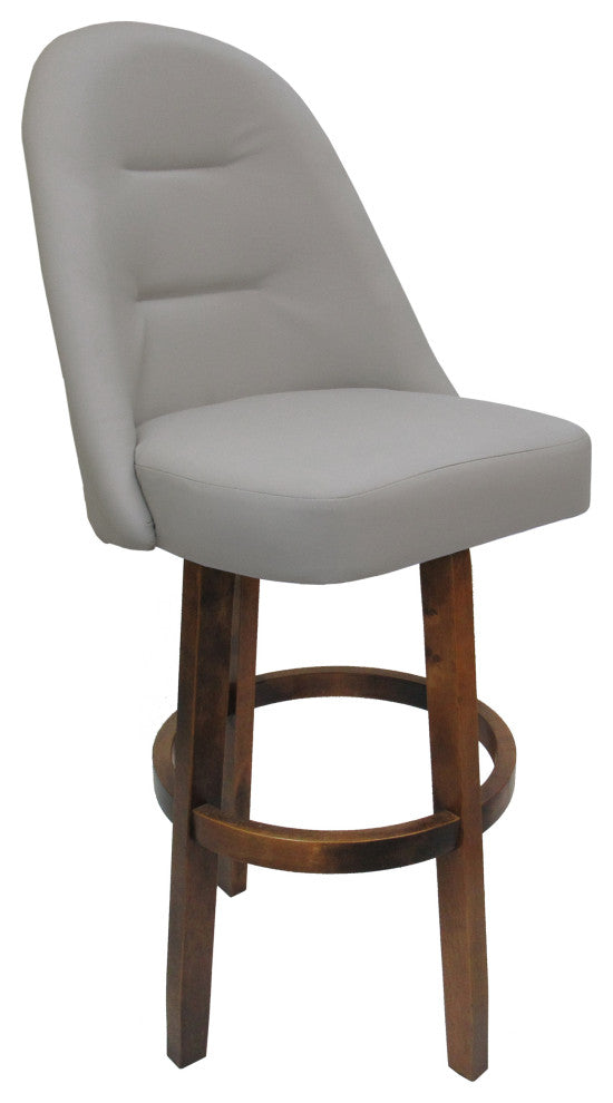 Swivel Counter 26" 30" Extra Tall 34" Wood Bar Stool M-235 Vivian Base, Beige