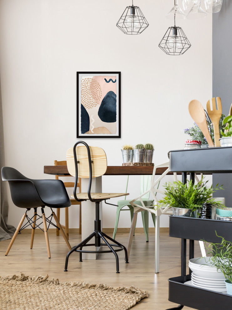 "Air of Uncertainty" Framed Painting Print, 16x24