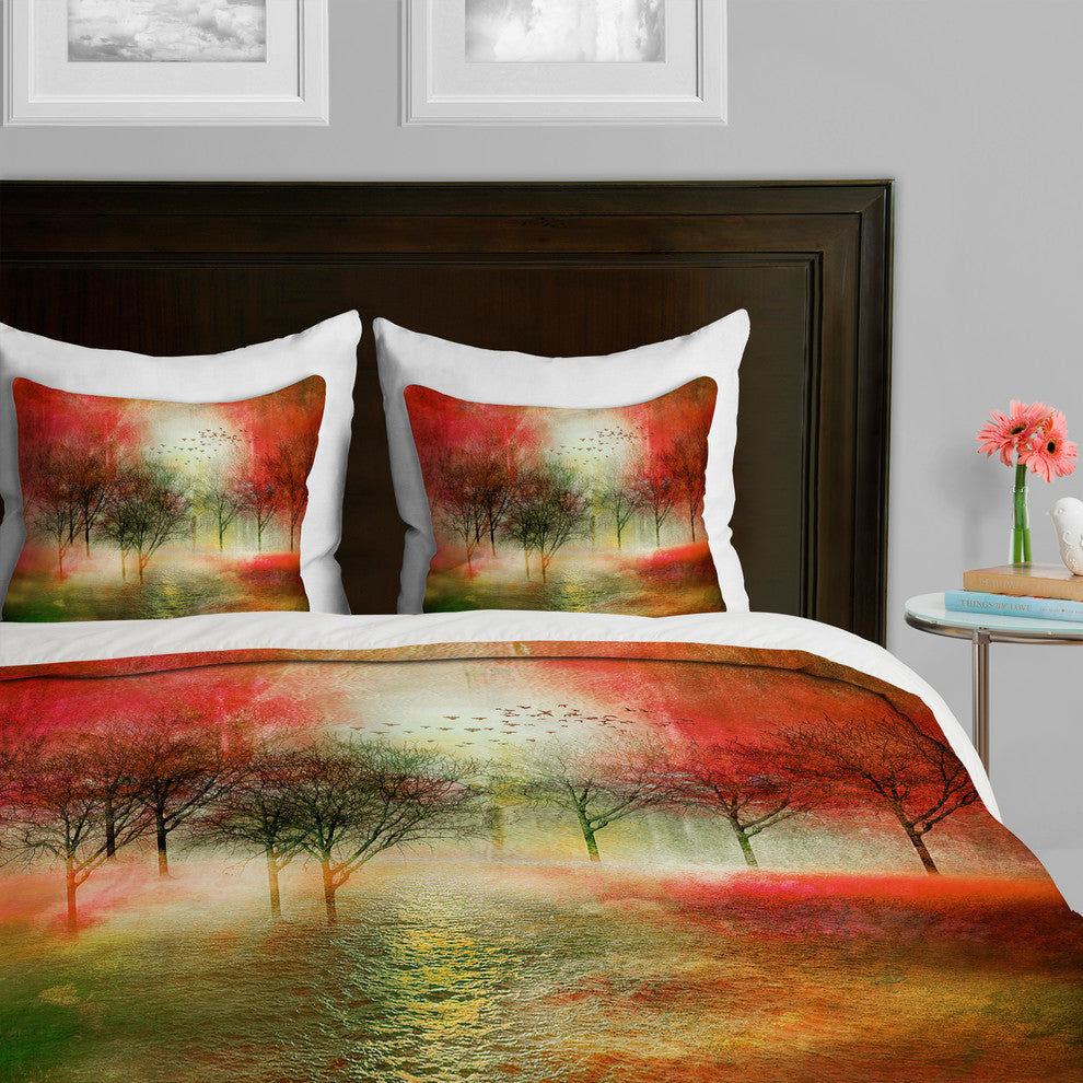 Deny Designs Viviana Gonzalez Paisaje Y Color III Duvet Cover - Lightweight